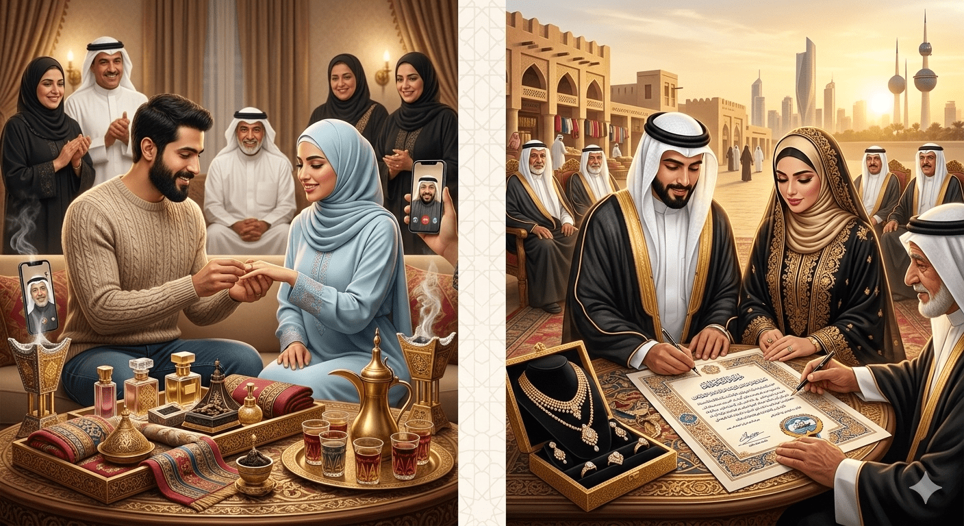 عادات وتقاليد الزواج في الكويت