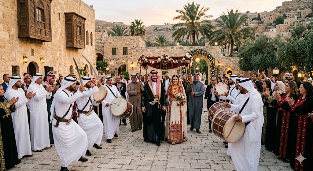 عادات وتقاليد الزواج في الأردن