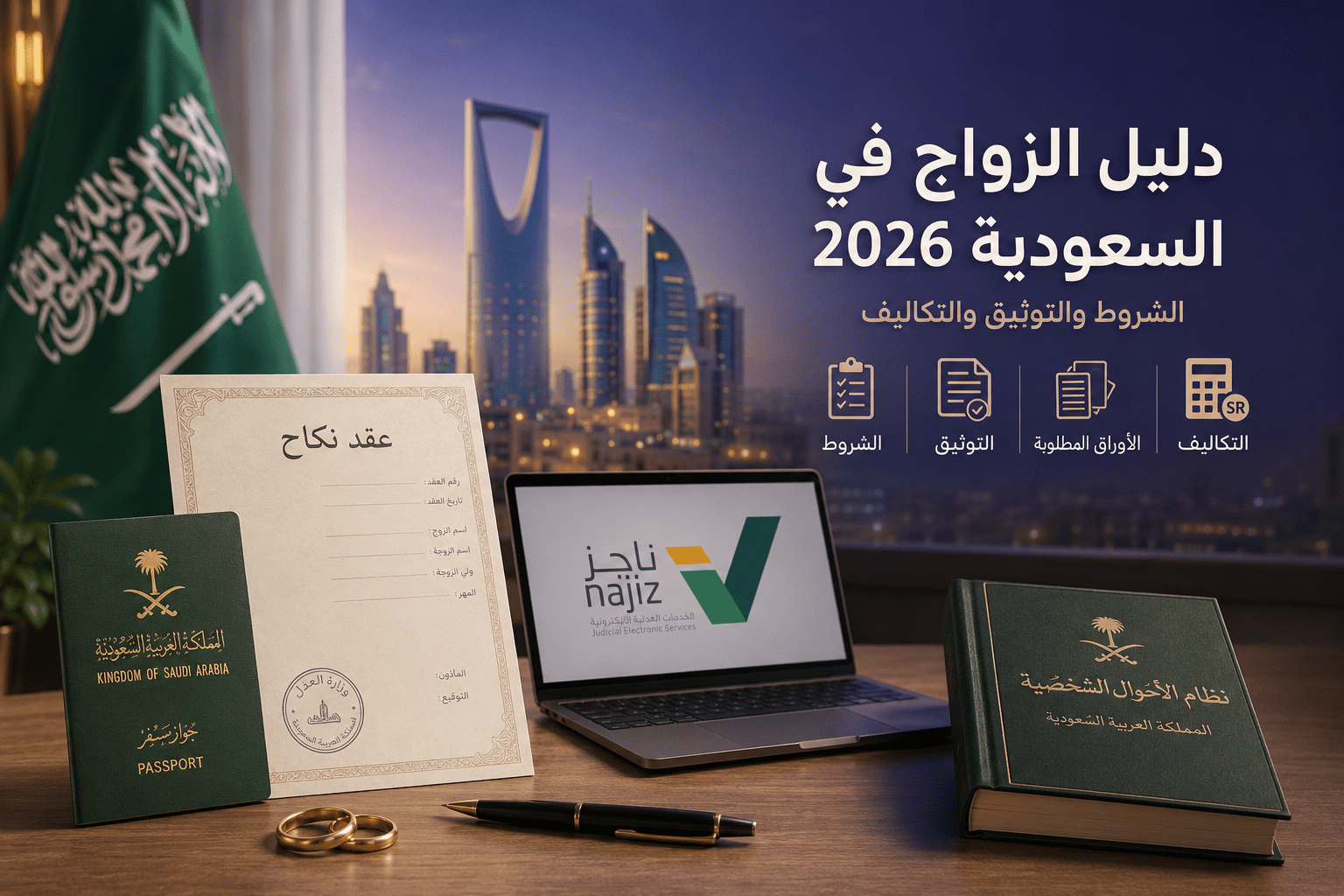 دليل الزواج في السعودية 2026