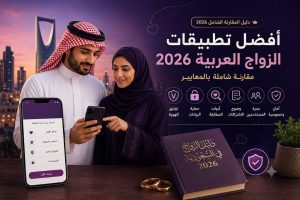 مقارنة بين أفضل تطبيقات الزواج العربية 2026