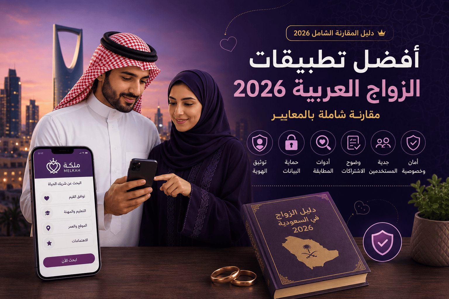 أفضل تطبيقات الزواج العربية 2026