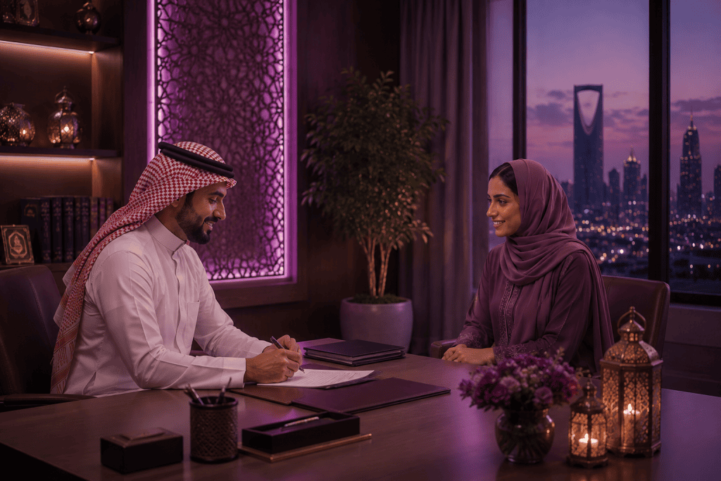 شروط الزواج في السعودية
